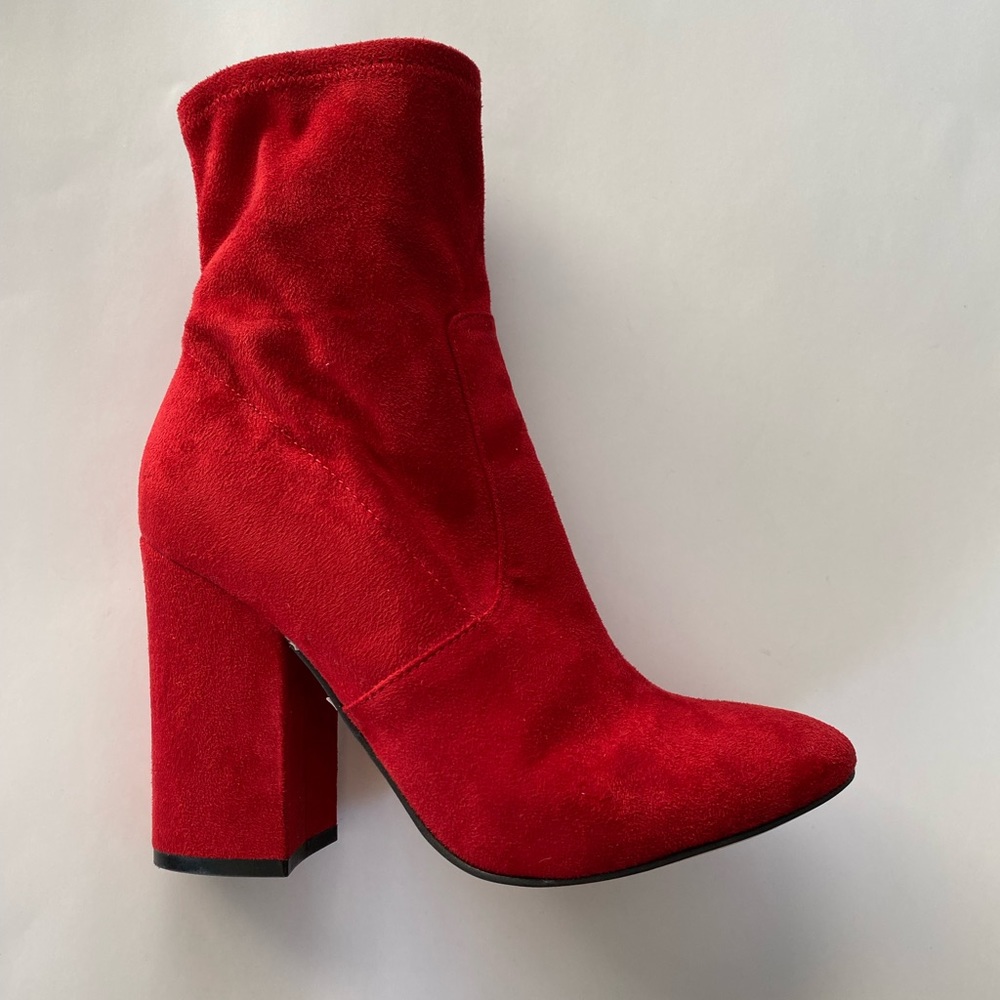 Marc Fisher Womens Red Nebula Boots